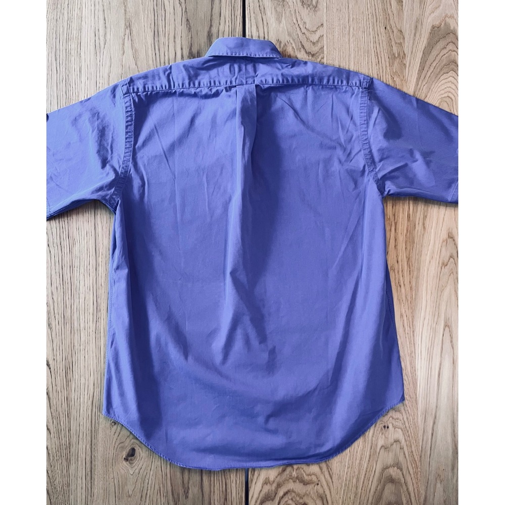 Ralph Lauren Blake Button Down Shirt Medium Purple Short Sleeve Preppy Y2K - Picture 3 of 6